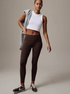 Next Chocolate Brown Full Length Leggings Online