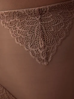 Next High Waist Brief Firm Tummy Control Shaping Briefs Chocolate Brown Outlet