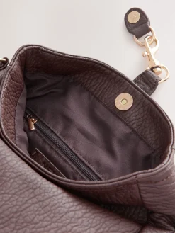 Next Messenger Cross-Body Bag Chocolate Brown