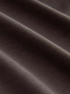 Next Premium Heavyweight Slinky Barrel Leg Joggers Chocolate Brown Discount