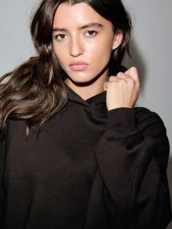 Next Relaxed Fit Heavyweight Regular Length Hoodie Chocolate Brown