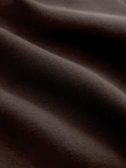 Next Relaxed Fit Heavyweight Regular Length Hoodie Chocolate Brown