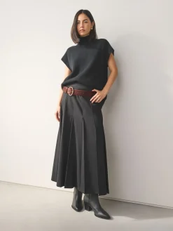 Next Satin Belt with Diamante Buckle Chocolate Brown Online