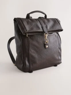 Next Slouchy Backpack Chocolate Brown Best