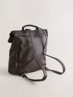 Next Slouchy Backpack Chocolate Brown Best