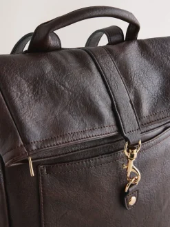 Next Slouchy Backpack Chocolate Brown Best