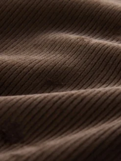 Next Soft Feel Cord Wide Leg Trousers Chocolate Brown Online