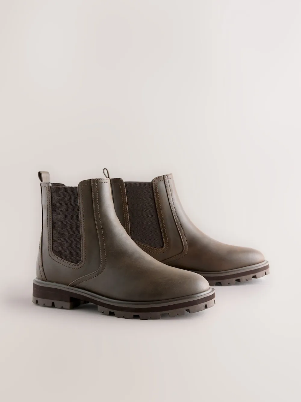 Next Standard/Wide Fit Chelsea Boots Chocolate Brown New