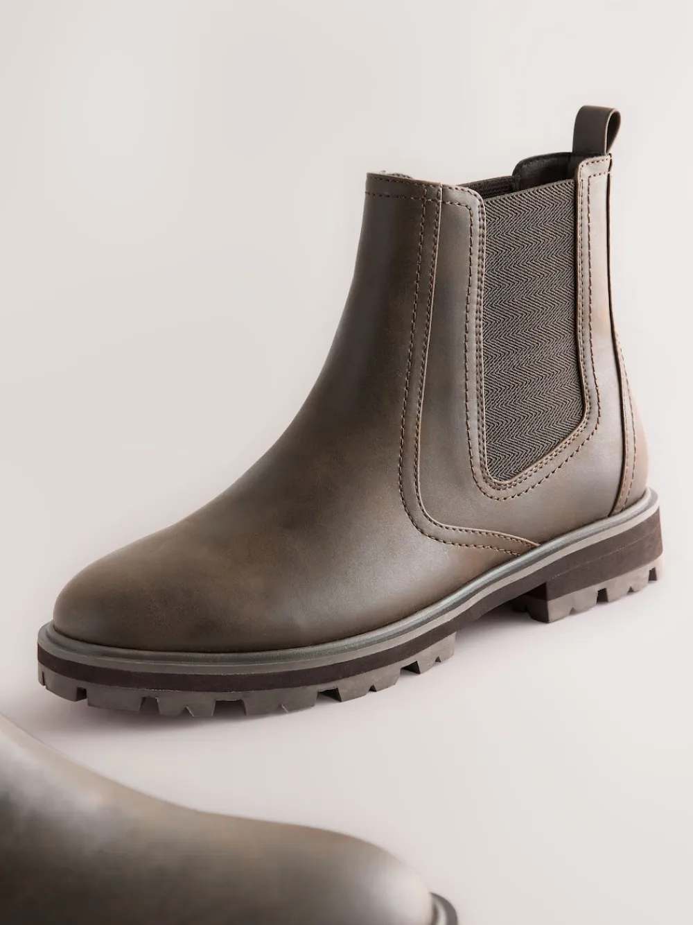 Next Standard/Wide Fit Chelsea Boots Chocolate Brown New