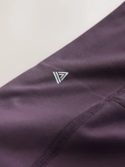 Next Thermal Fleece Lined Sports Leggings Chocolate Brown Outlet