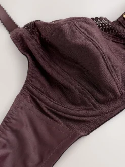 Next DD-H Side Support Wired Full Cup Bra Chocolate Outlet