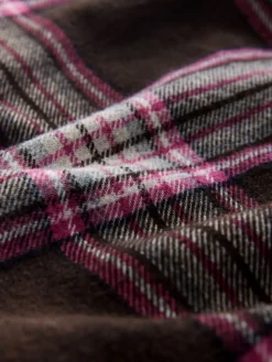 Next Chocolate/Pink Check Mini Skirt Best