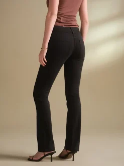 Next Lift, Slim And Shape Bootcut Jeans Clean Black