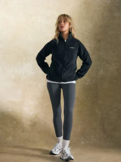 Columbia Womens Benton Springs Half Snap Pullover Fleece Black Sale