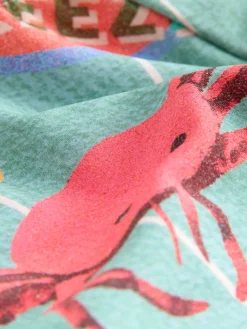 Next Conversational Print Ruched Side Tummy Shaping Control Swimsuit Clearance