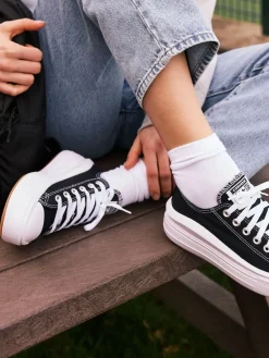 Converse All Star Move Chuck Ox Platform Trainers Black