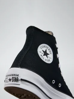 Converse Pale Platform Lift High Top Trainers Black Online