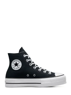 Converse Pale Platform Lift High Top Trainers Black Online