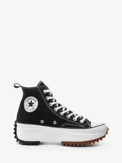 Converse Run Star Hike Trainers Black Sale
