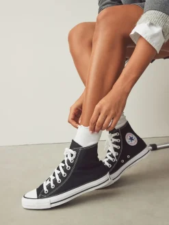 Converse Standard Fit Chuck Taylor All Star High Trainers Black/White Best