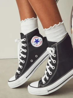 Converse Standard Fit Chuck Taylor All Star High Trainers Black/White Best