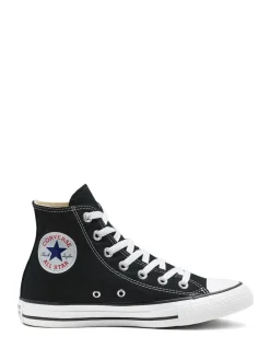 Converse Black/White Wide Fit Chuck Taylor All Star High Trainers Hot