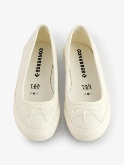 Converse Cream Chuck Taylor All Star Dainty Ballerina Trainers Hot