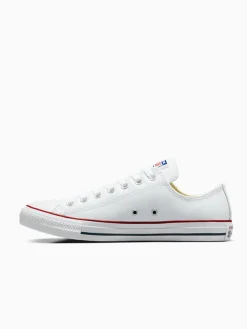Converse White Leather Ox Trainers Sale