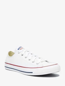 Converse White Leather Ox Trainers Sale