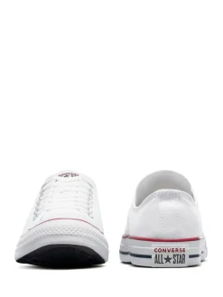 Converse Standard Fit Chuck Taylor All Star Ox Trainers White Sale