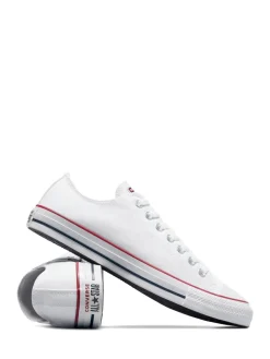 Converse Standard Fit Chuck Taylor All Star Ox Trainers White Sale