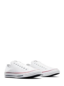 Converse Standard Fit Chuck Taylor All Star Ox Trainers White Sale