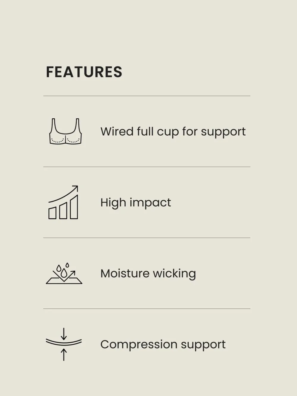 Next DD+ Non Pad Full Cup Dry Tech High Impact Sports Bra Coral Pink Hot