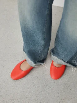 Next Standard/Wide Fit Ballerina Shoes Coral Sale