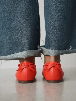 Next Standard/Wide Fit Ballerina Shoes Coral Sale