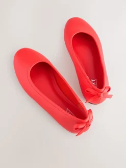 Next Standard/Wide Fit Ballerina Shoes Coral Sale