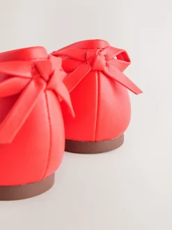 Next Standard/Wide Fit Ballerina Shoes Coral Sale