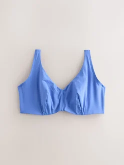 Next F - K Ultimate Support Wired Crop Bikini Top Cornflower Blue Online