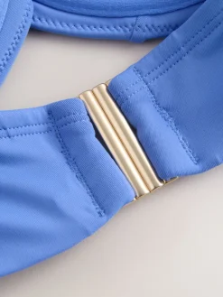 Next F - K Ultimate Support Wired Crop Bikini Top Cornflower Blue Online