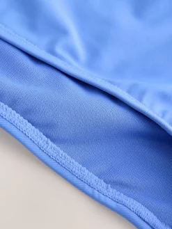 Next V Front High Leg Bikini Bottoms Cornflower Blue Clearance