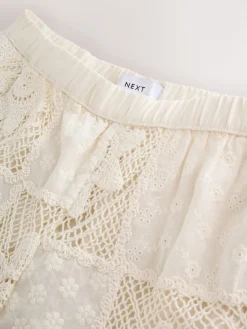 Next Cream Crochet Summer Shorts Sale
