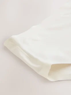 Next High Waist Brief Shaping Tummy Control Premium Cotton Blend Knickers Cream Outlet