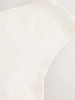 Next High Waist Thong Shaping Tummy Control Premium Cotton Blend Knickers Cream