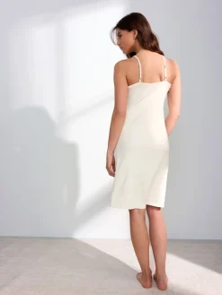 Next Microfibre Comfort Slip Cream Clearance