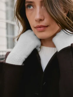 Next N. Premium 100% Cashmere Gloves Cream New