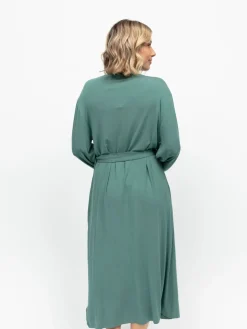 Cyberjammies Green Jersey Long Dressing Gown Best