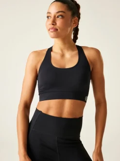 Dare 2b Womens Don't Sweat It II Sports Bra Black Outlet