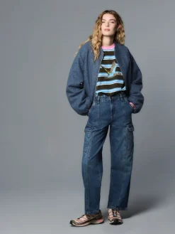 Next Ankle Straight Leg Carpenter Jeans Dark Blue Hot