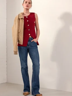 Next Authentic Bootcut Jeans Dark Blue Best