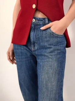 Next Authentic Bootcut Jeans Dark Blue Best